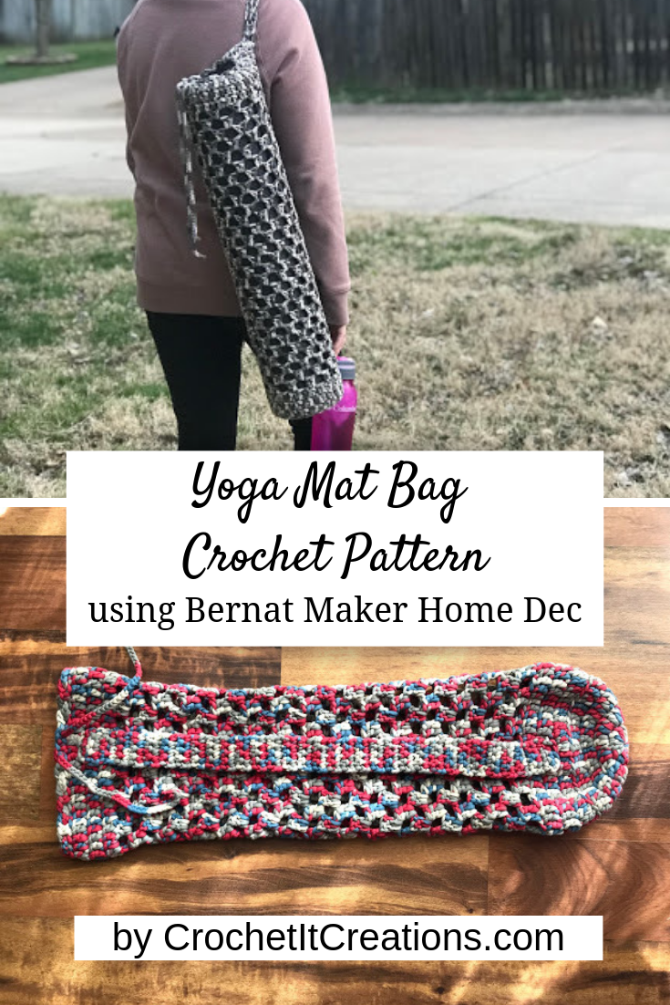 Yoga Mat Bag Free Crochet Pattern