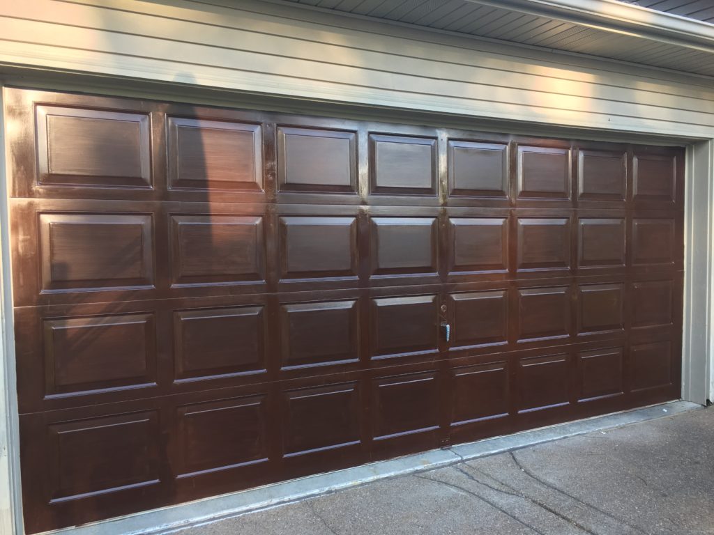 Gel Stain Garage Door Refinish - Img 3032 1024x768