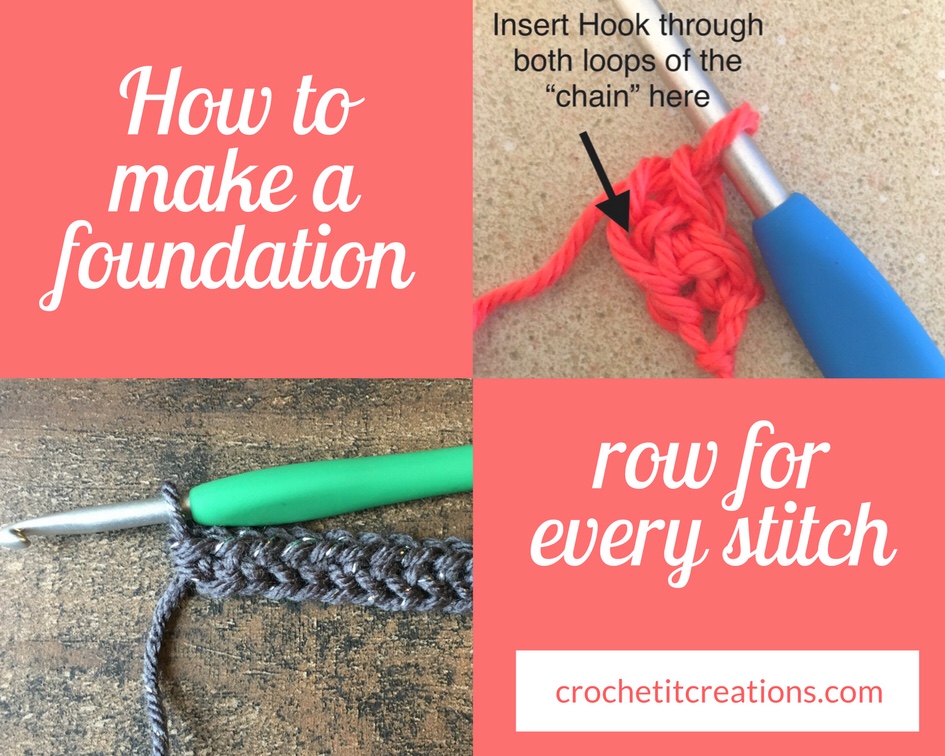 Foundation Rows Crochet It Creations