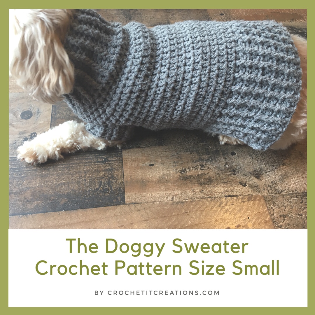 27 Free Crochet Dog Sweater Patterns - Sarah Maker