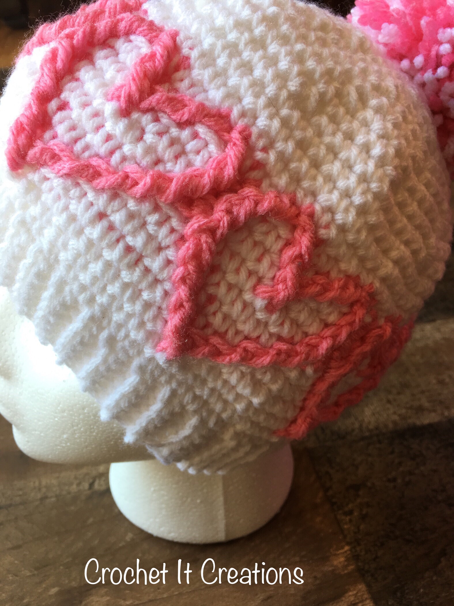 Heart to Heart Beanie Crochet Pattern Crochet It Creations