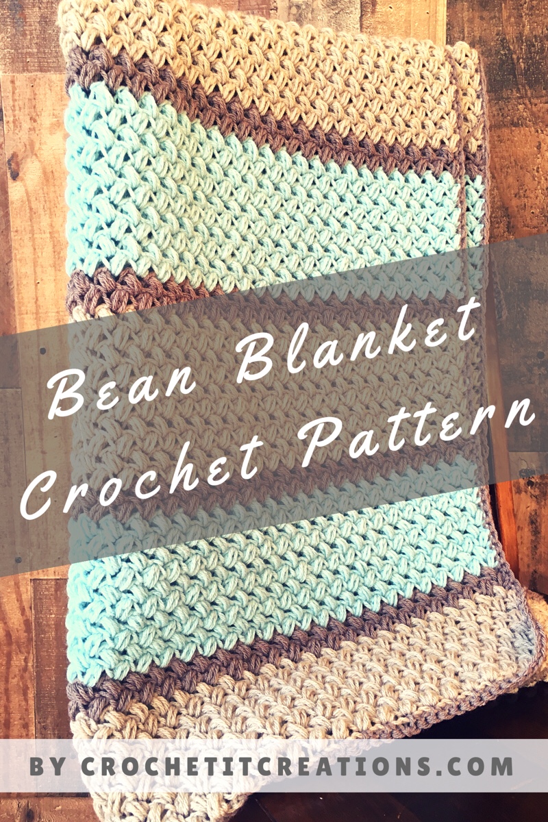 Bean stitch 2025 crochet blanket