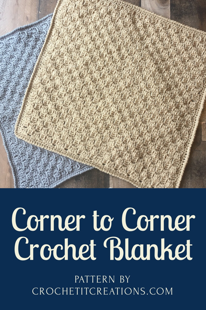 Corner To Corner Crochet Blanket Crochet It Creations