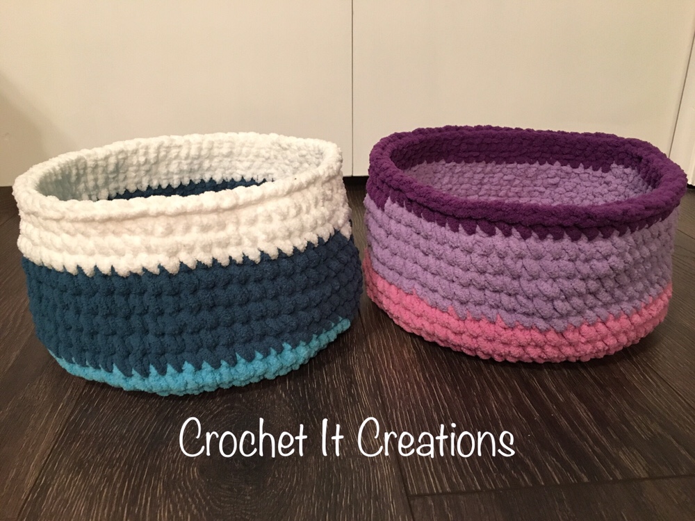 Beginners Basket Crochet Pattern - Crochet It Creations