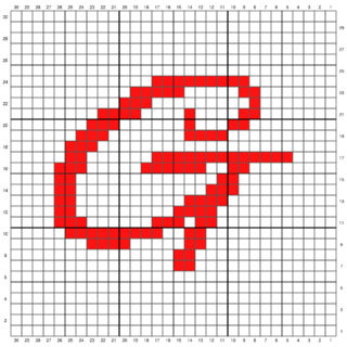 Initial Washcloth Crochet Graph Pattern - Crochet It Creations