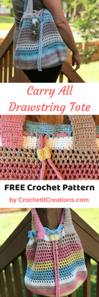 drawstring pouch crochet pattern