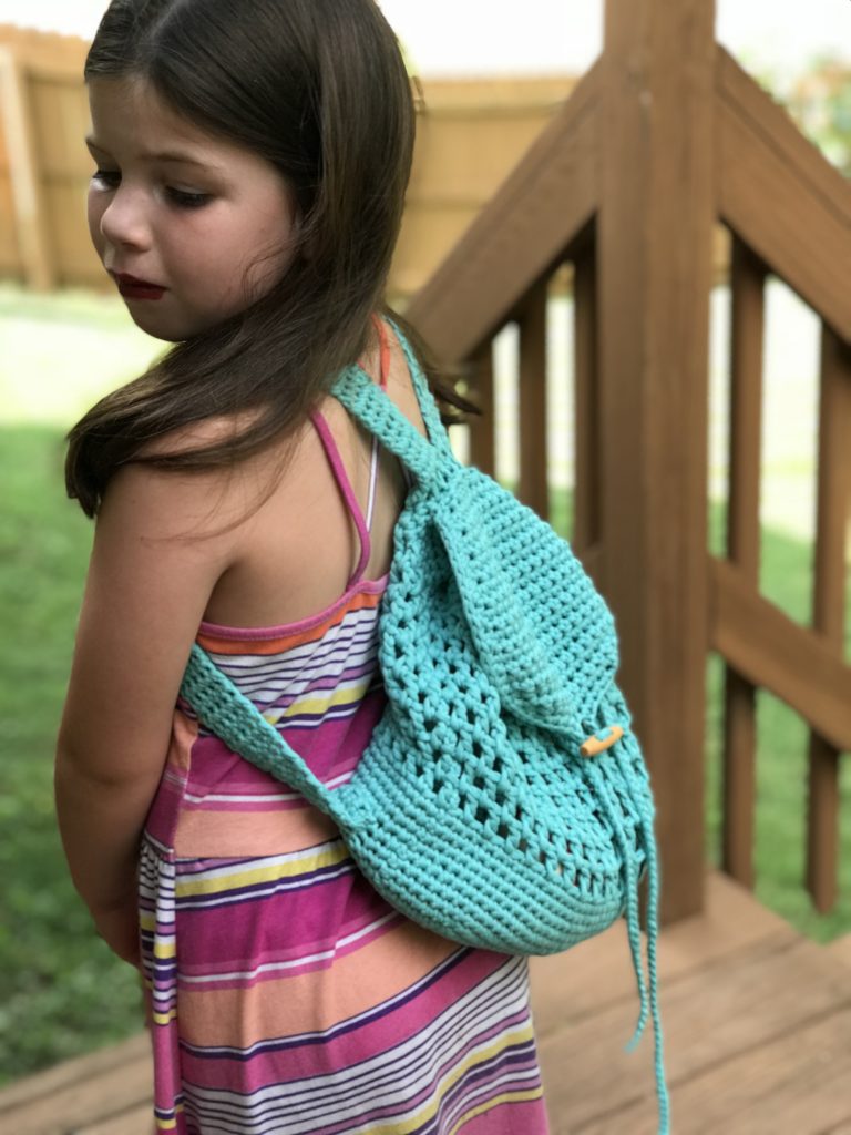 Drawstring Backpack Crochet Pattern Crochet It Creations