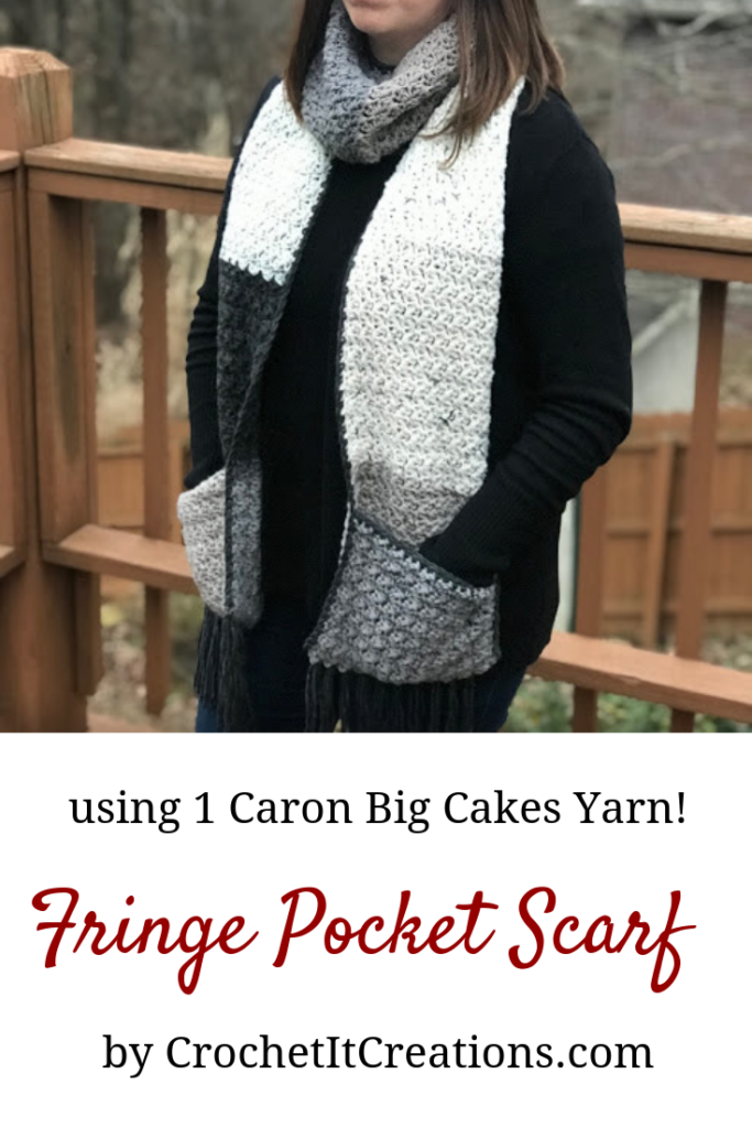 Fringe Pocket Scarf Crochet Pattern Crochet It Creations,How To Make Crepes Recipe