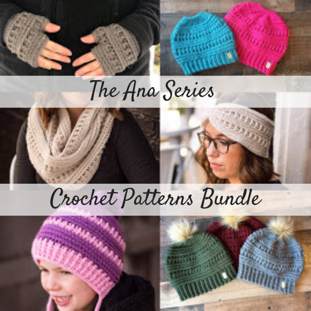 7 crochet patterns bundle