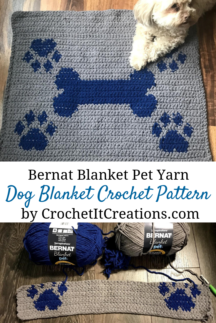 Dog Blanket Crochet Pattern Crochet It Creations