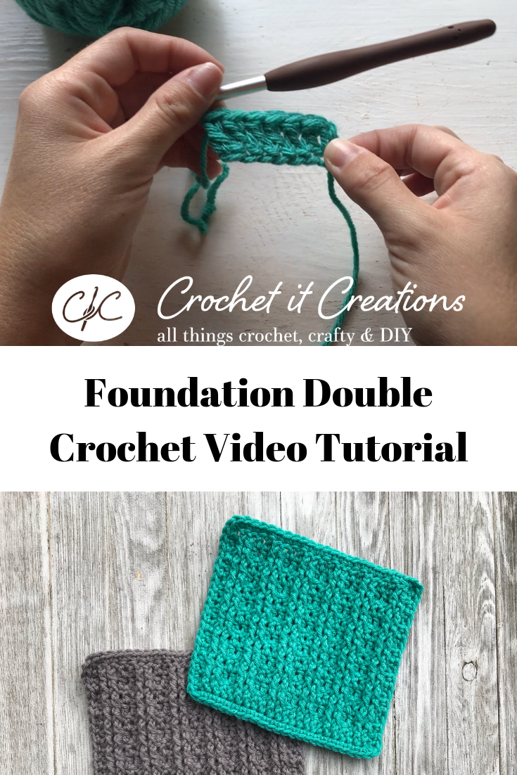 How to Make a Foundation Double Crochet Row Crochet It Creations