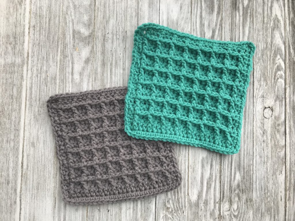 Week 2 Waffle Stitch: Textured Fun Blanket CAL - Crochet It Creations