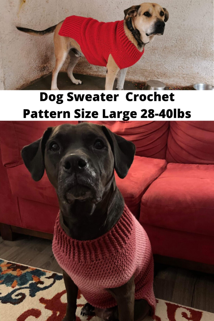 Dandy Dog Sweater: Easy Crochet Dog Sweater Pattern