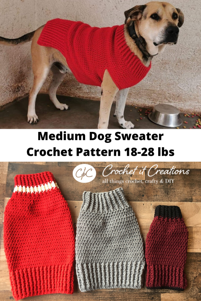 medium size dog sweater