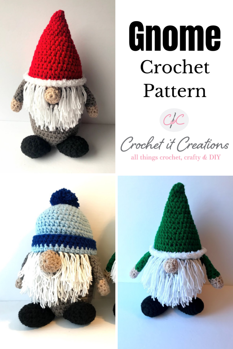 Gnome Crochet Pattern - Crochet It Creations