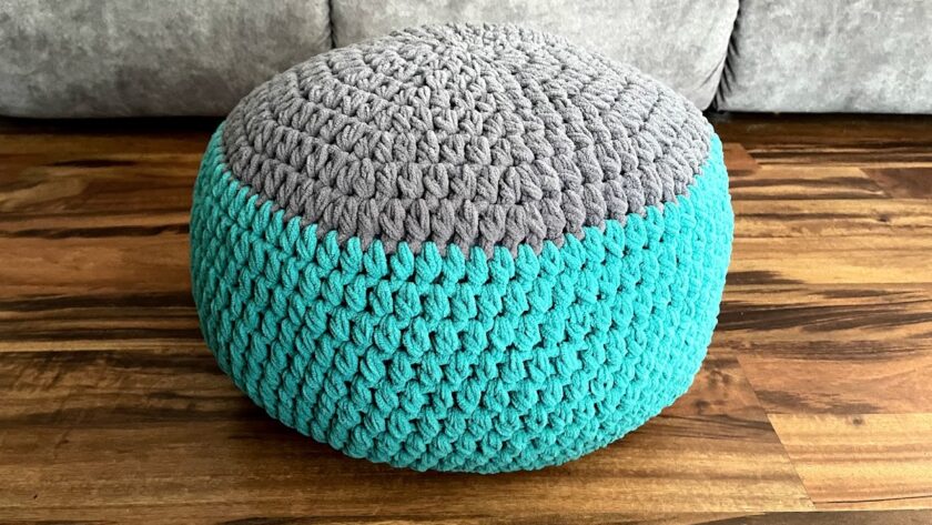 Any advice working jumbo yarn in the round?? Trying to make a pouf