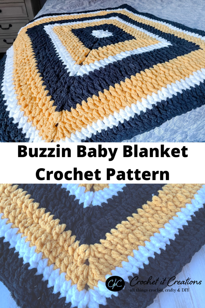 Buzzin Baby Blanket Crochet Pattern - Crochet It Creations