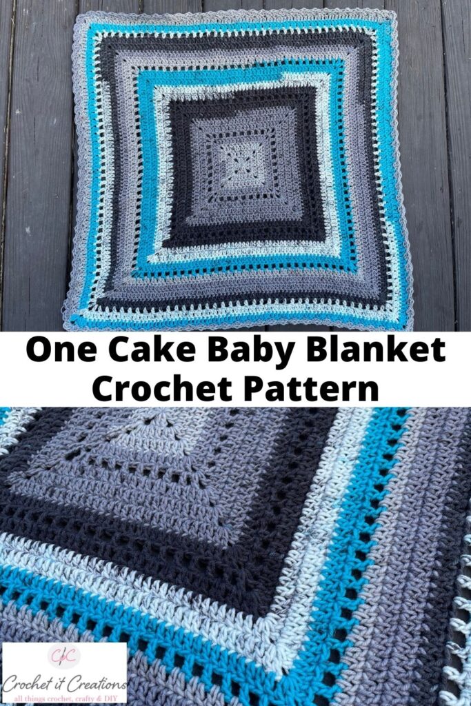 Crochet a Blankie with ONE cake! Tutorial 